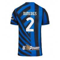 Fotbalové Dres Inter Milan Denzel Dumfries #2 Domácí 2024-25 Krátký Rukáv